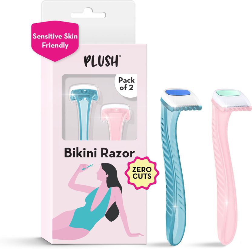 PLUSH Razor, Single Blade, Reusable, 2 Pack - Image 3