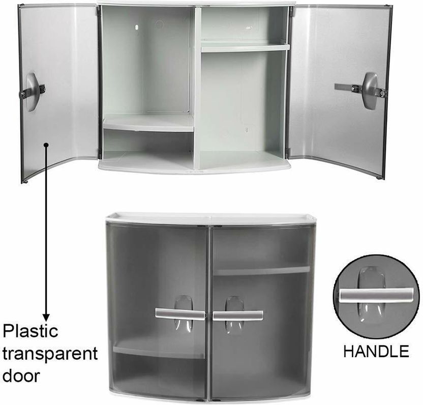 NAYASA Bathroom Cabinet Plastic Kitchen Cabinet - Image 5