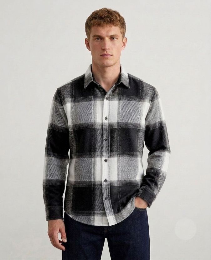 DIMMY Men Regular Fit Checkered Shirt - Image 1