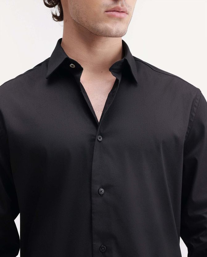 RARE RABBIT Men Regular Fit Solid Casual Shirt - Image 5