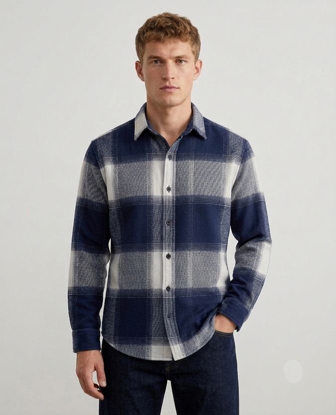 DIMMY Men Regular Fit Checkered Shirt - Image 9