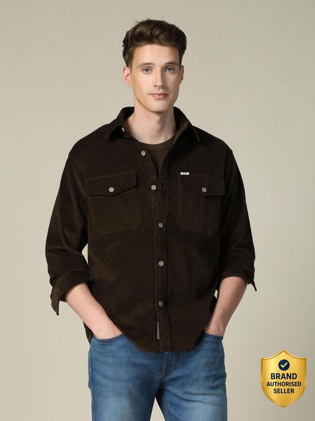 U.S. Polo Assn. Men Regular Fit Blue Shirt - Image 1