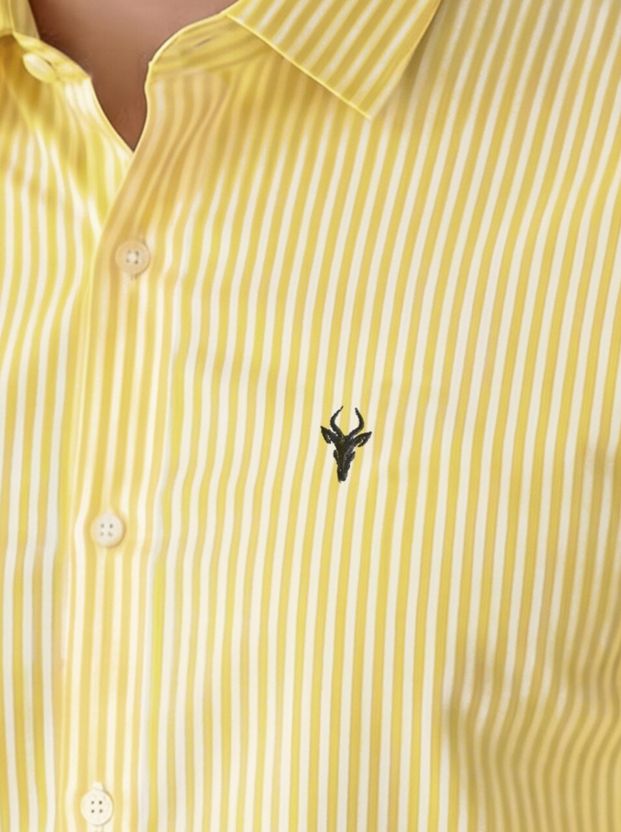 spela Men Regular Fit Striped Shirt - Image 2