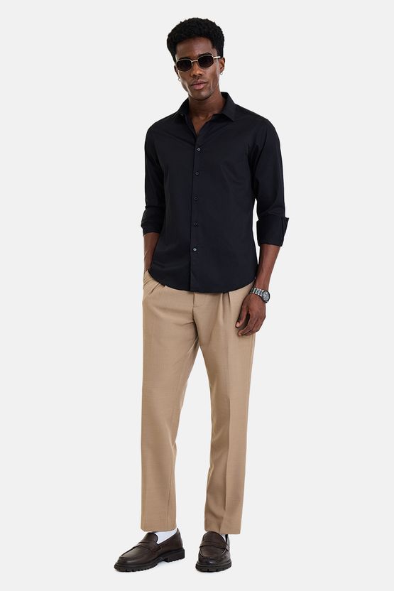 Snitch Men Black Formal Shirt - Image 2