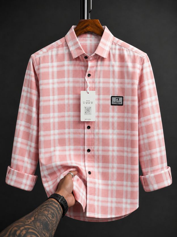 VELLOSTA Men Dark Green Checkered Shirt - Image 8