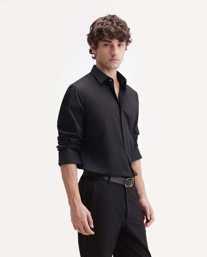 RARE RABBIT Men Regular Fit Solid Casual Shirt - Image 7