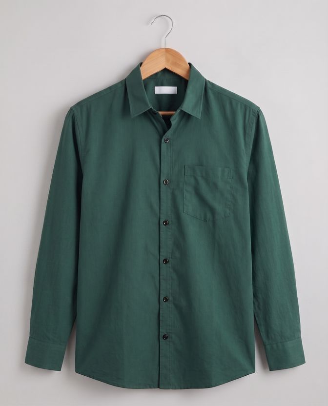 TIGER SNAKE Men Green Casual Shirt - Image 3