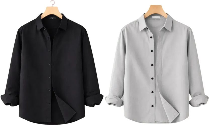 THE WINE HOUSE Men Light Blue Casual Shirt - Image 6