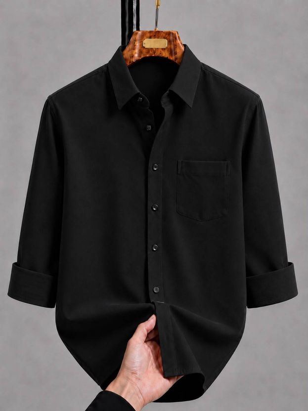 fitoda fashion Men Maroon Shirt - Image 3