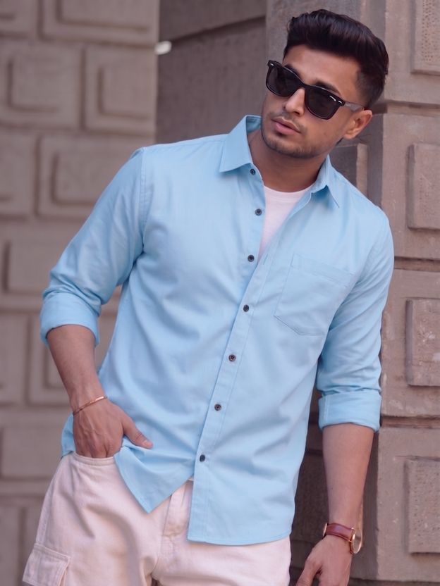 VebNi Men Pink Casual Shirt - Image 7