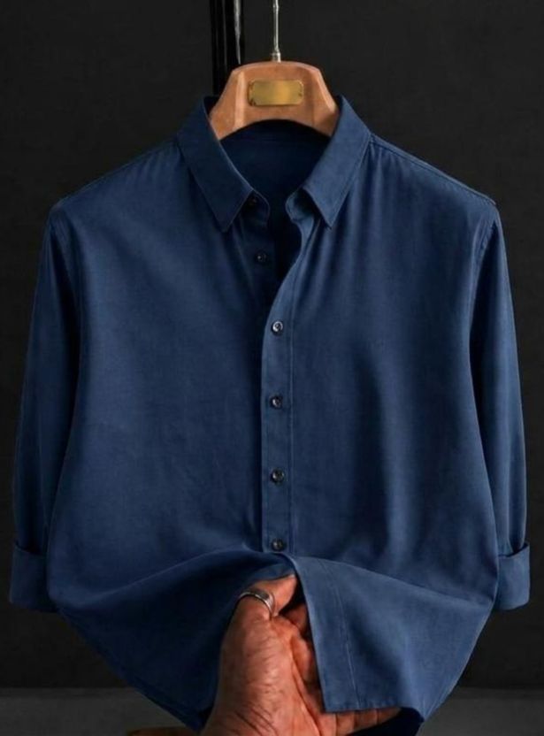 DEARISE Men Embroidered Casual Cream Shirt - Image 6