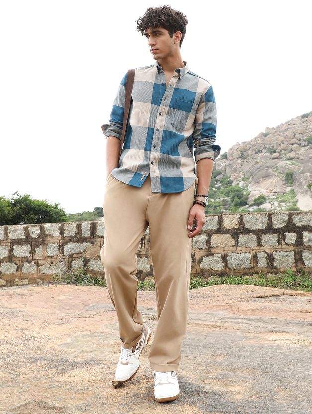 CAHOOT Men Regular Fit Checkered Shirt - Image 6