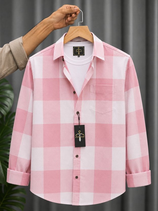 Zoitgiest Men Checkered Casual Blue, White Shirt - Image 4