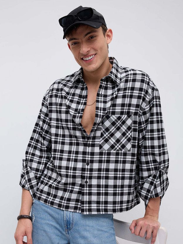 VASTRADO Men Regular Fit Checkered Shirt - Image 1