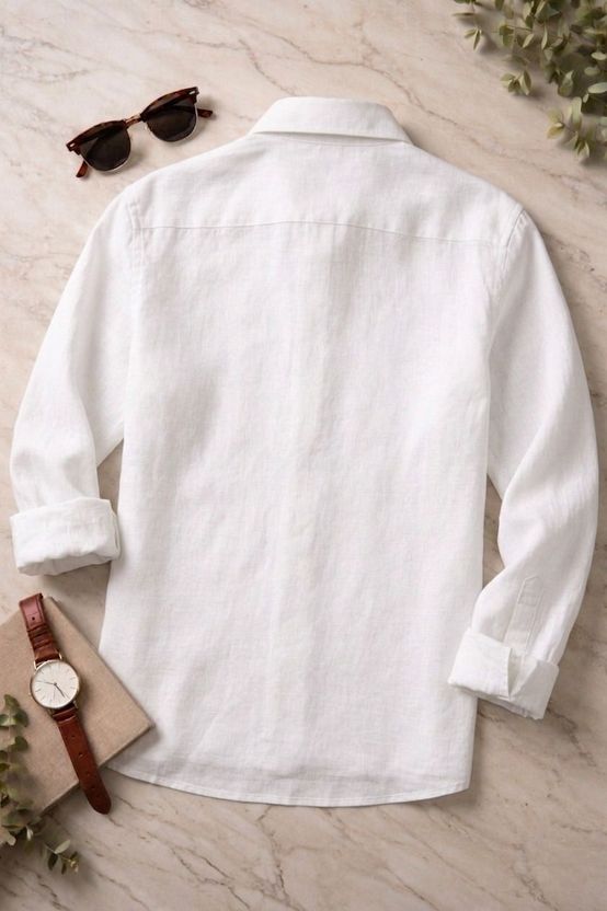 BE UNIQUE MENS Regular Fit Embroidered Casual Shirt - Image 2