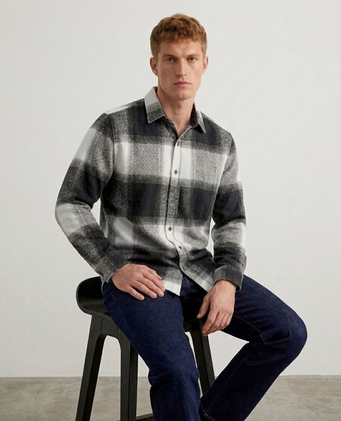 DIMMY Men Regular Fit Checkered Shirt - Image 3