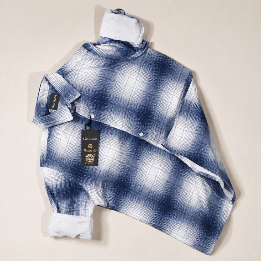 Solbiza Men Checkered Multicolor Shirt - Image 8