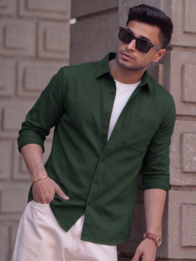 VebNi Men Pink Casual Shirt - Image 5