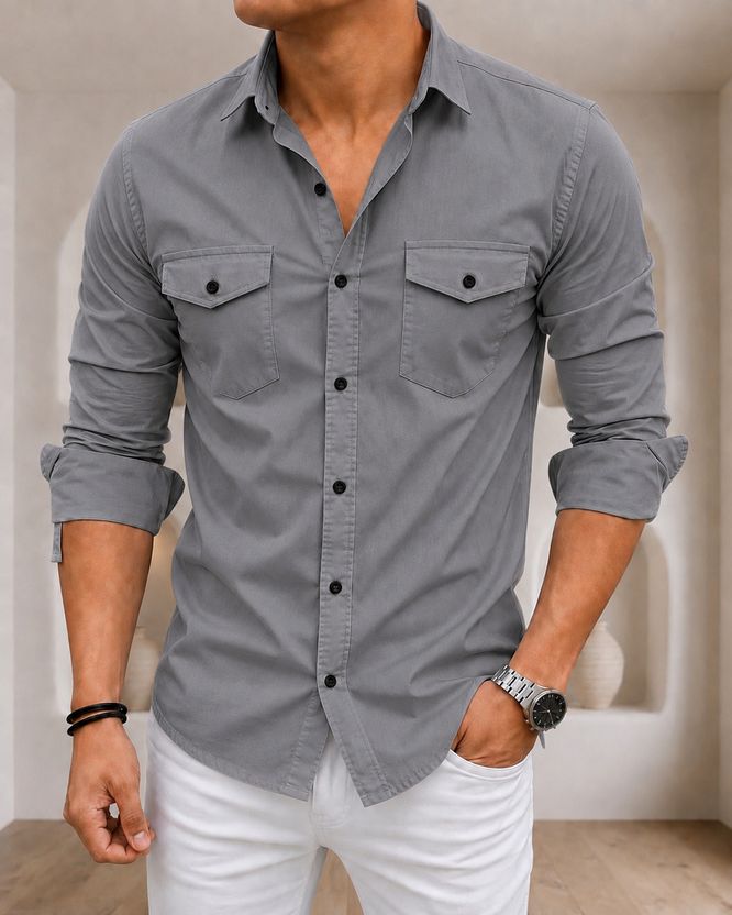 PROMO FASH Men Maroon Casual Shirt - Image 5