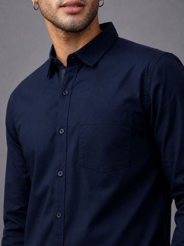 Vayu Men Blue Casual Shirt - Image 4