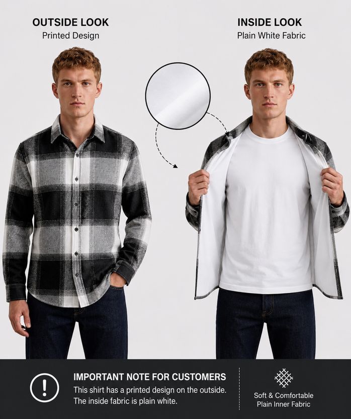 DIMMY Men Regular Fit Checkered Shirt - Image 5