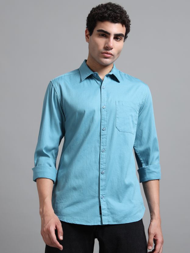 Proword Men Pink Casual Shirt - Image 9