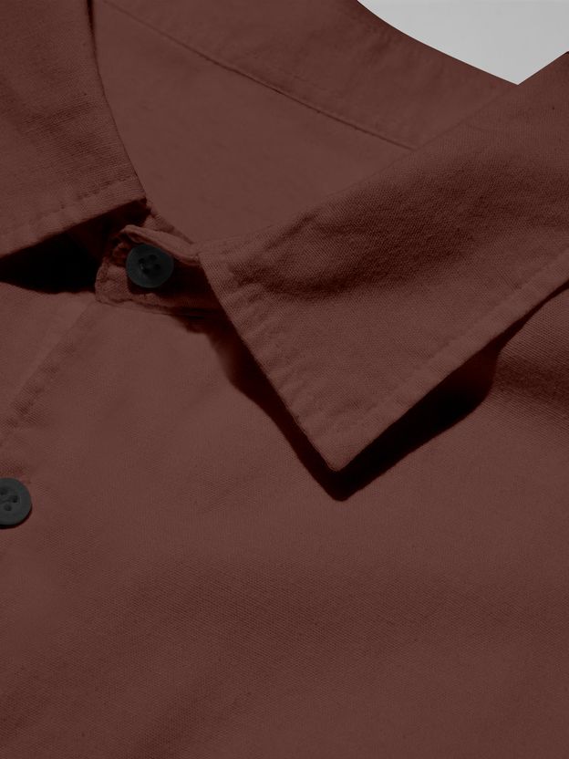 javier Men Brown Casual Shirt - Image 5