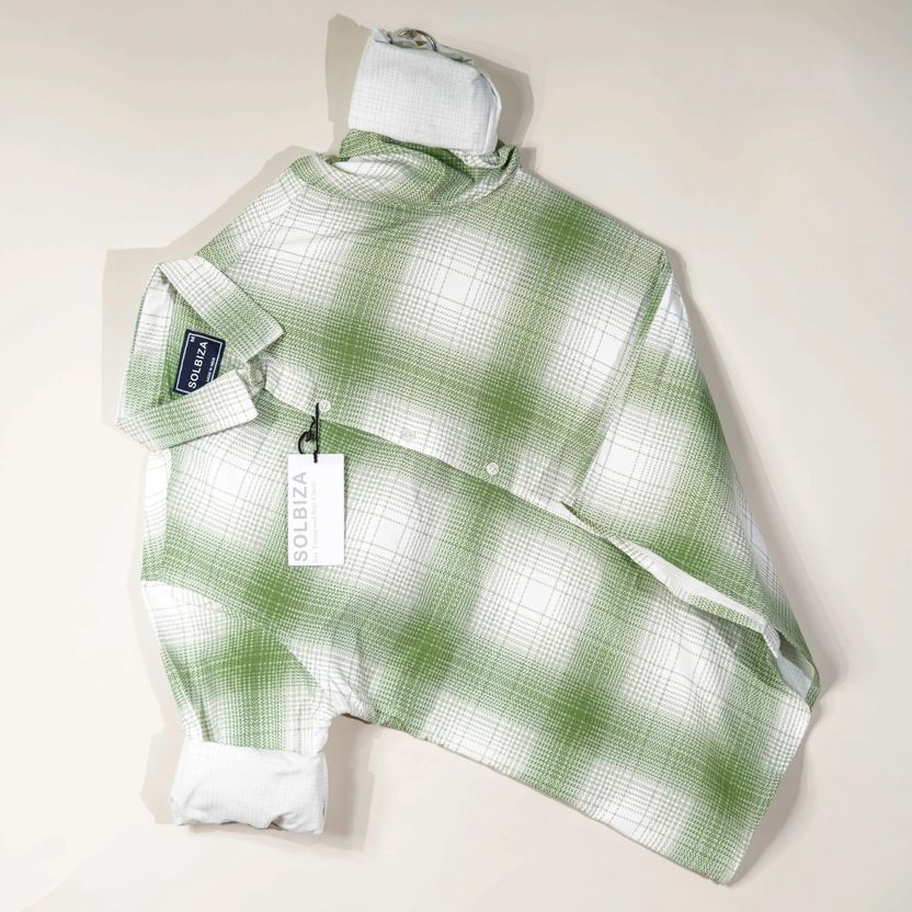 Solbiza Men Checkered Multicolor Shirt - Image 7