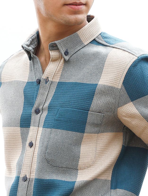 CAHOOT Men Regular Fit Checkered Shirt - Image 7