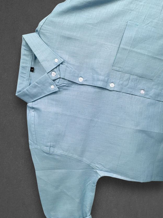 METRONAUT Men Light Blue Shirt - Image 4