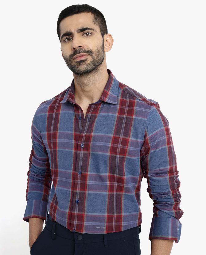 RARE RABBIT Men Checkered Casual Shirt - Image 4