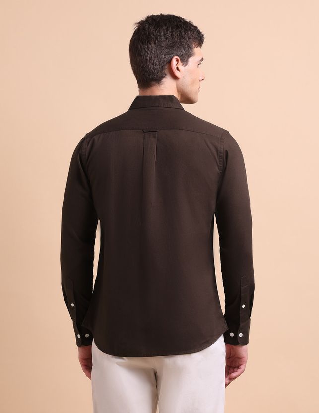 U.S. POLO ASSN. Men's Solid Button Down Shirt - Image 5