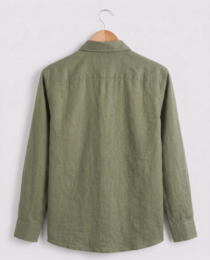 TIGER SNAKE Men Green Casual Shirt - Image 2