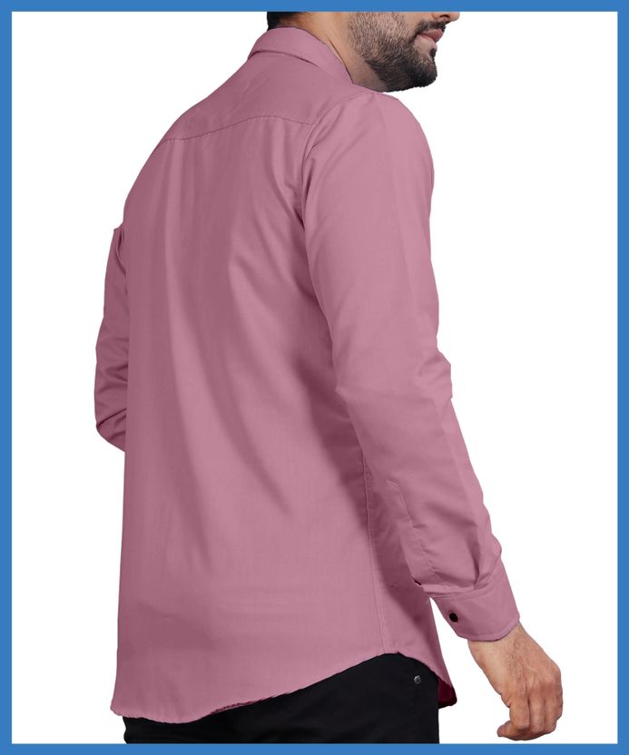 Zeven Men Purple Casual Shirt - Image 2