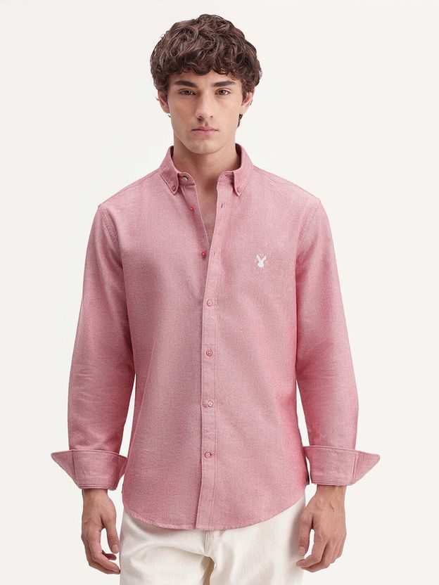 RARE RABBIT Men Regular Fit Solid Casual Shirt - Image 1