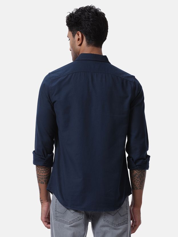 WROGN Men Regular Fit Solid Casual Shirt - Image 3