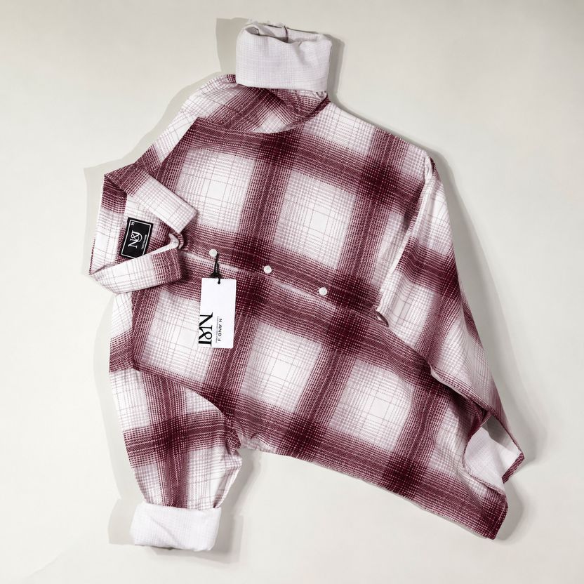 N AND J Men Checkered Casual Black, White Shirt - Image 5