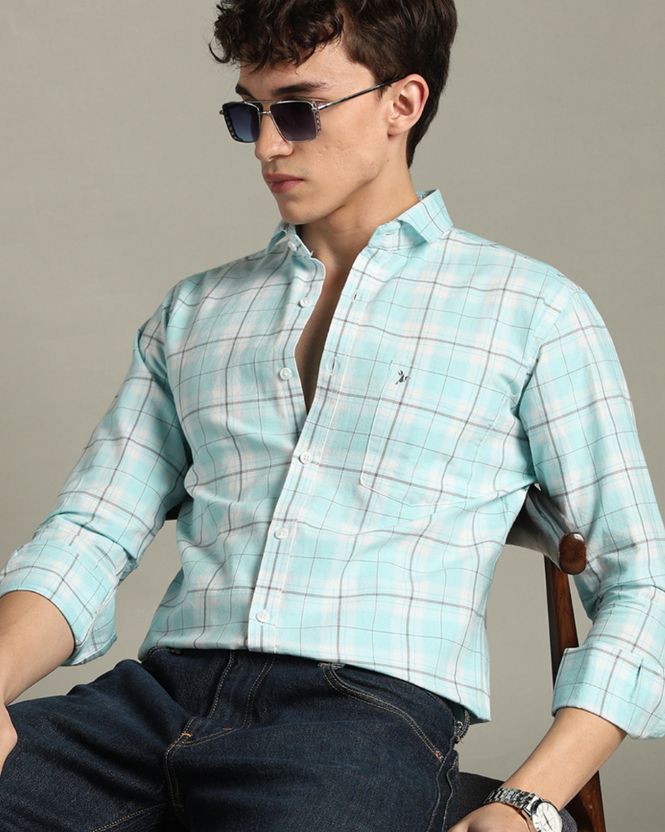 Blueisland Men Regular Fit Checkered Shirt - Image 3