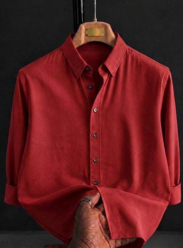 DEARISE Men Embroidered Casual Cream Shirt - Image 10