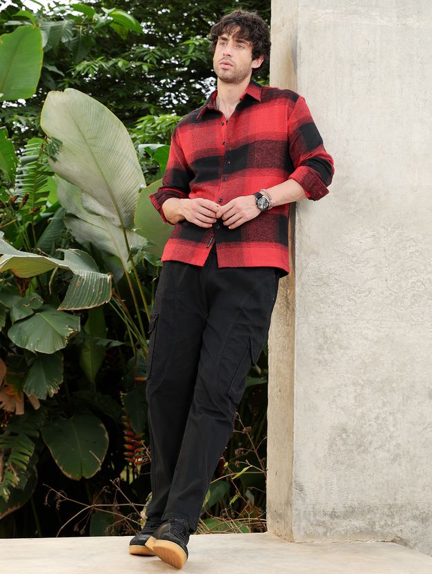 CAHOOT Men Regular Fit Checkered Shirt - Image 5
