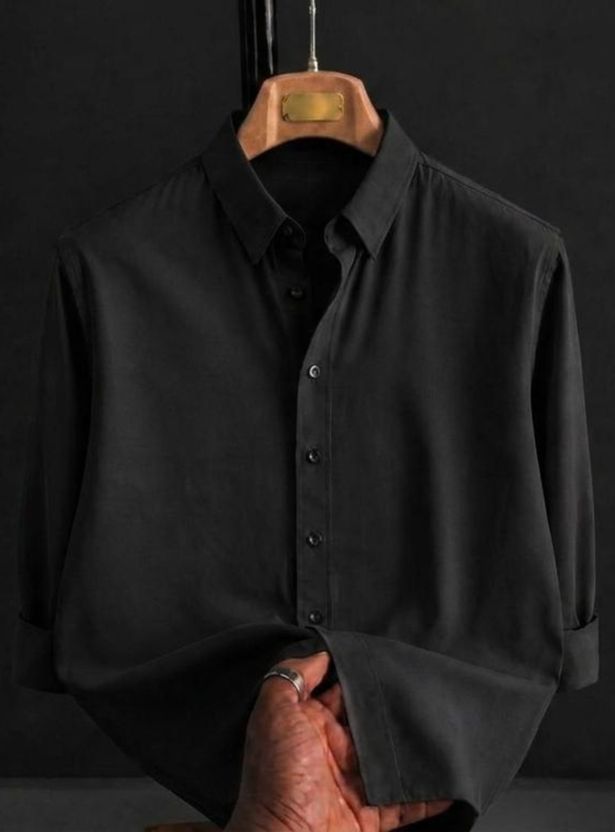 DEARISE Men Embroidered Casual Cream Shirt - Image 5