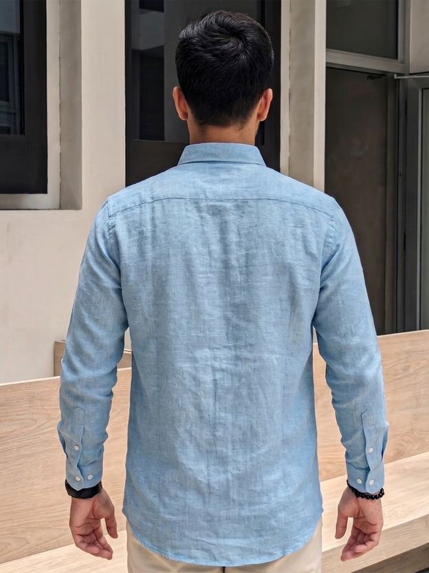 METRONAUT Men Light Blue Shirt - Image 2