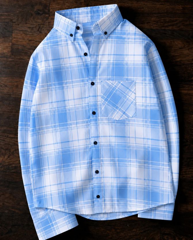 Radiance Men Regular Fit Checkered Shirt - Image 5
