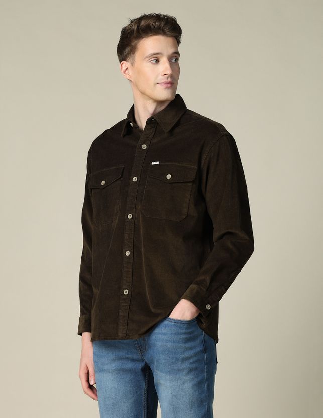 U.S. Polo Assn. Men Regular Fit Blue Shirt - Image 2