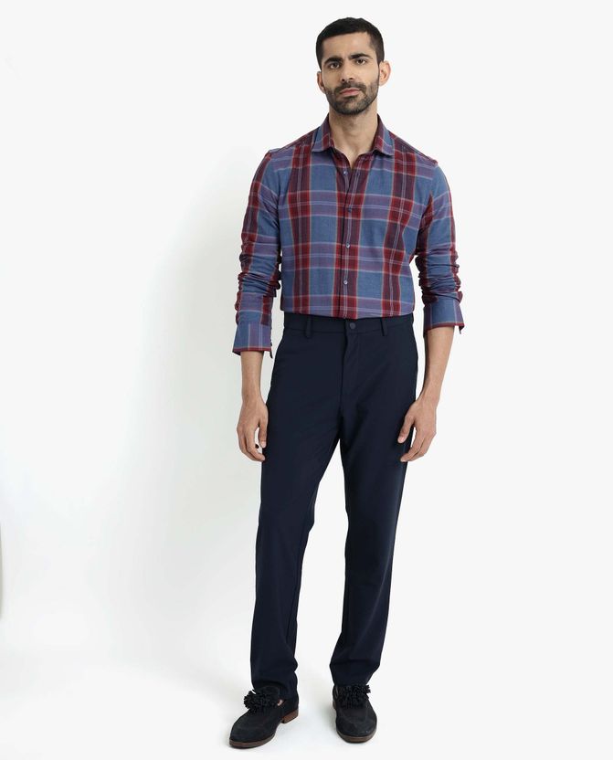 RARE RABBIT Men Checkered Casual Shirt - Image 2