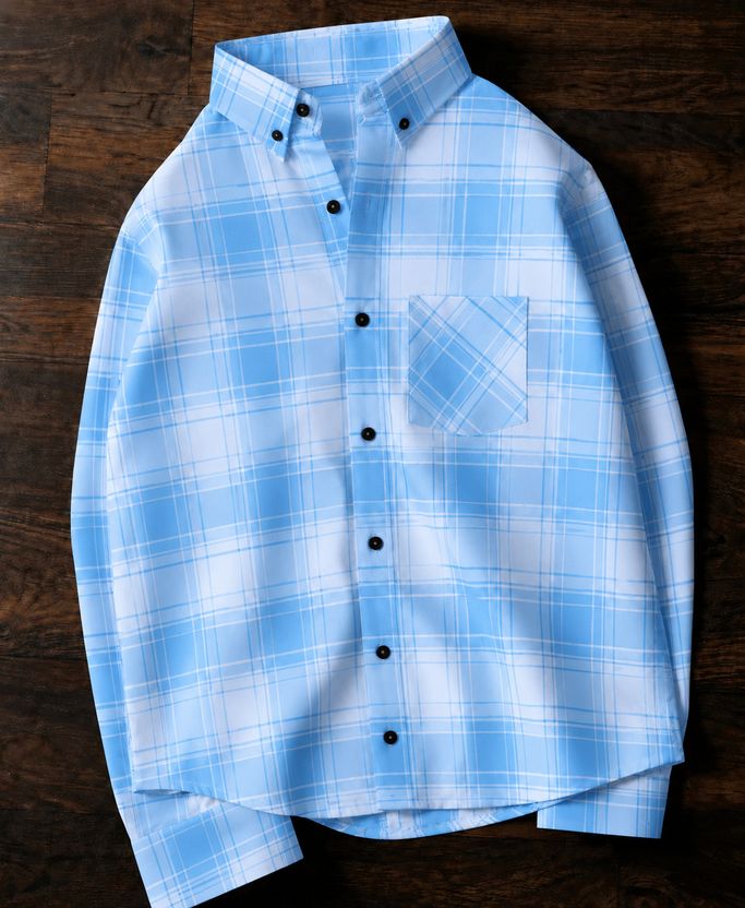Radiance Men Regular Fit Checkered Shirt - Image 9