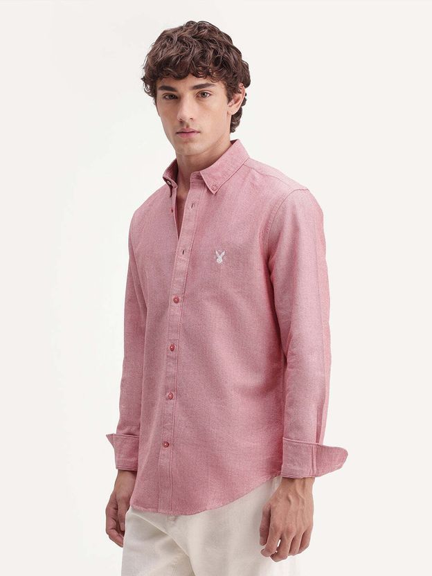 RARE RABBIT Men Regular Fit Solid Casual Shirt - Image 3