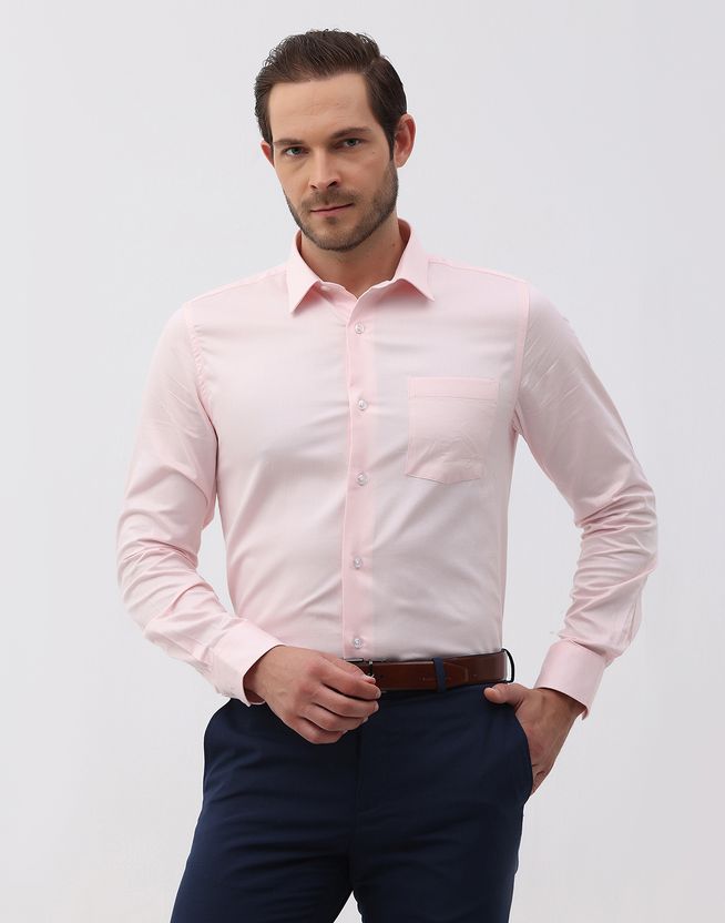 Blackberrys Men Pink Formal Shirt - Image 1