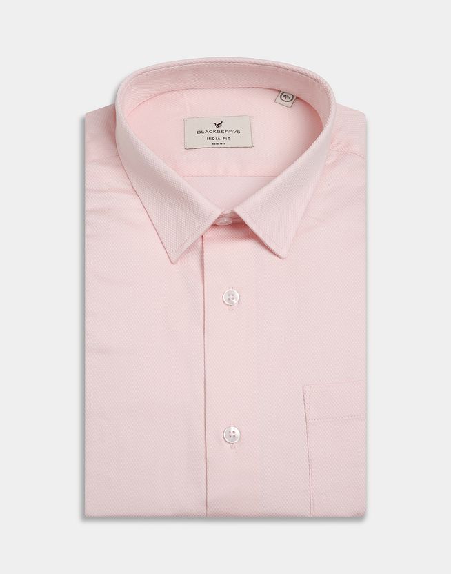 Blackberrys Men Pink Formal Shirt - Image 5