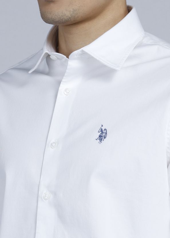 U.S. POLO ASSN. Men Tailored Fit Solid Shirt - Image 5